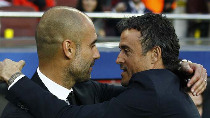 Guardiola ủng hộ Enrique dẫn dắt Bayern