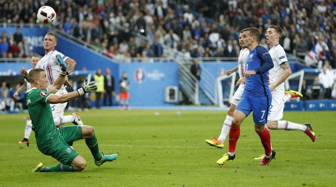 Với phong độ cao và sự tự tin, Griezmann (7) cùng đồng đội sẽ rời Bulgaria với 3 điểm