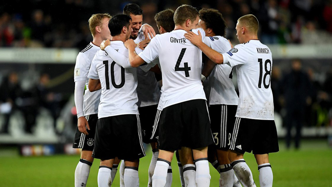 Đức có thành tích hoàn hảo ở vòng loại World Cup