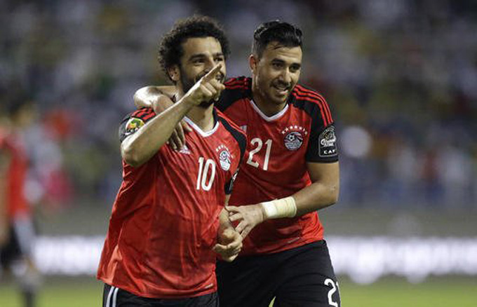 Salah đã tỏa sáng với cú đúp để giúp Ai Cập giành vé đến nước Nga