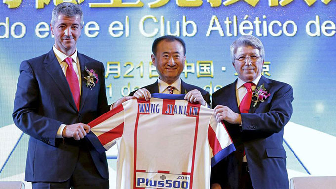 Đồng sở hữu CLB Atletico mất vị thế giàu nhất Trung Quốc