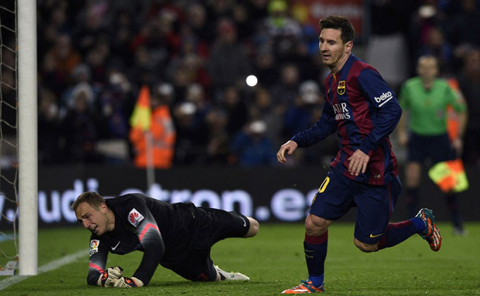 Messi từng gây ra nhiều khó khăn cho Oblak