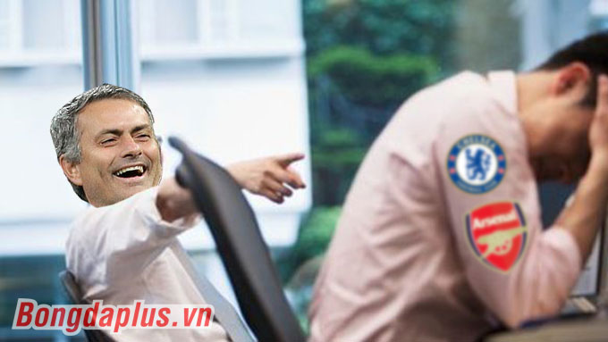 Ảnh chế: Wenger và Conte hết đường chê Mourinho