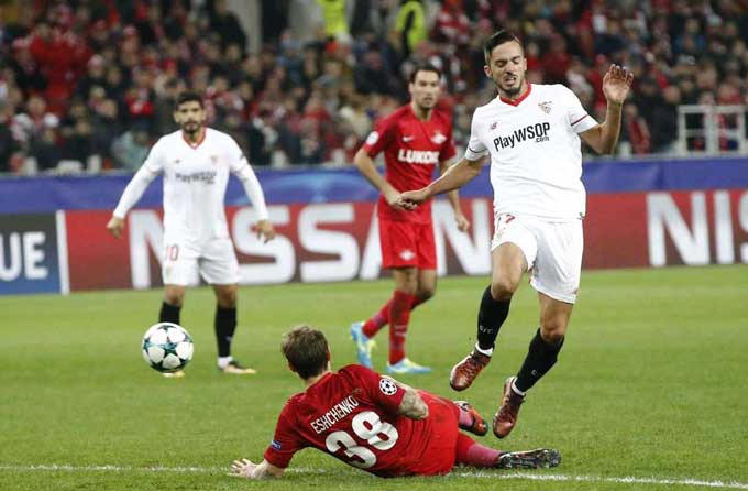 Sevilla thua sốc Spartak