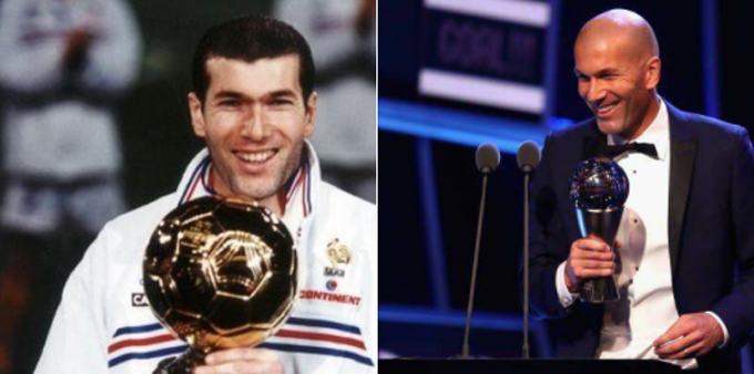 Zidane là người đầu tiên đoạt giải của FIFA trên tư cách cầu thủ lẫn HLV