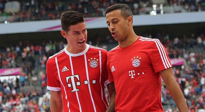 Hàng công Bayern: Chọn Thiago hay tiếp tục tin James?