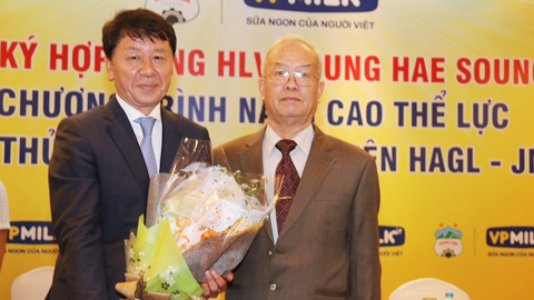 HAGL sẽ là bến đỗ cuối sự nghiệp của GĐKT Chung Hae Soung