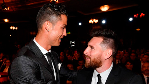 Messi thừa nhận Ronaldo xứng đáng giành FIFA The Best 2017