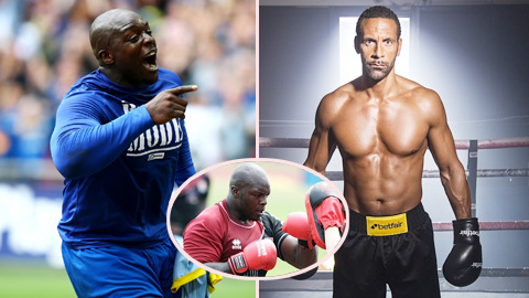 'Quái thú' Akinfenwa thách Rio Ferdinand thượng đài boxing