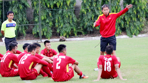 U19 Việt Nam đá tập với U21 PVF