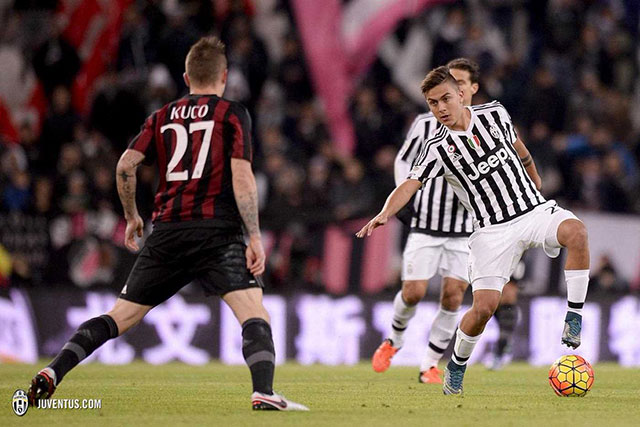 Milan lép vế hoàn toàn trước Juventus trong khoảng gần một thập kỷ trở lại đây