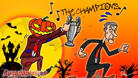 Đêm Halloween, chú Tư sợ nhất bản nhạc Champions League