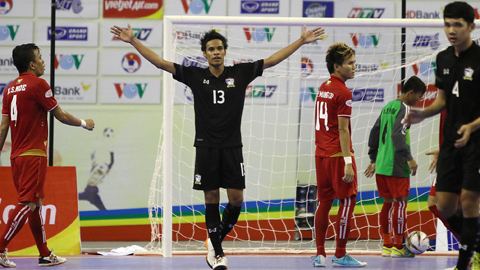 Làm gỏi Myanmar, Thái Lan vào chung kết giải futsal ĐNÁ