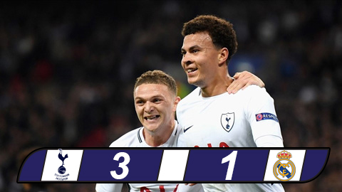 Lần đầu đánh bại Real, Tottenham hiên ngang tiến vào vòng knock-out