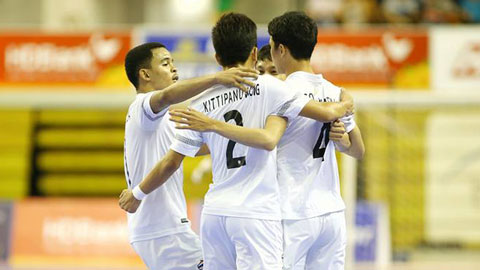 Thái Lan lần thứ 13 vô địch giải futsal Đông Nam Á