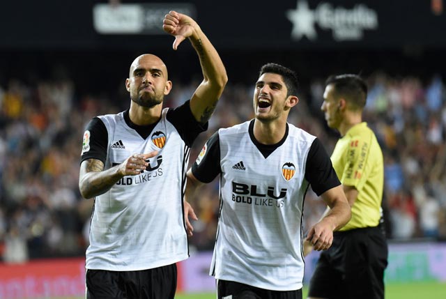 Từ đầu mùa, Zaza (trái) đã ghi tới 9 bàn để giúp Valencia xây chắc ngôi nhì La Liga