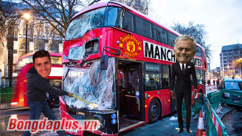Ảnh chế: Mourinho hỏng xe Bus tại London