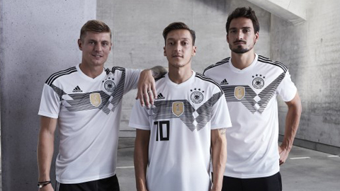 ĐT Đức ra mắt áo đấu dành cho VCK World Cup 2018