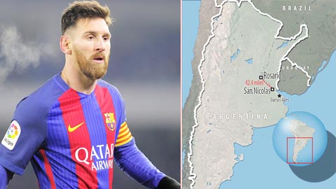Messi hứa đi bộ 68km và dớp 'bước không qua'