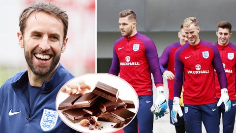 HLV Southgate cấm tuyển thủ Anh ăn... chocolate