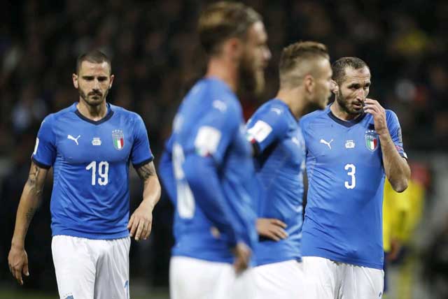Italia đang đứng trước nguy cơ lỡ hẹn với World Cup 2018