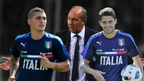 Jorginho thay Verratti, Italia vẫn đá 3-5-2 khi tái đấu Thụy Điển