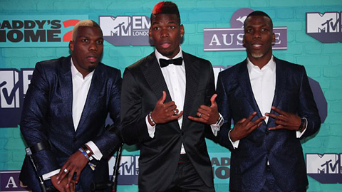 Anh em Pogba nhảy nhót tưng bừng trong lễ trao giải MTV