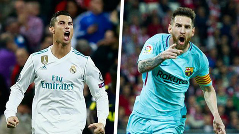 Ronaldo ghi bàn kém Messi, Lewandowski và Kane trong năm 2017