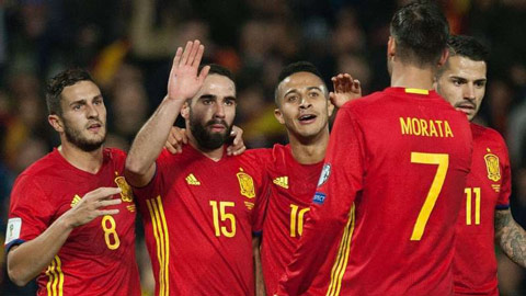 Tây Ban Nha đủ sức dựng 3 đội hình dự World Cup