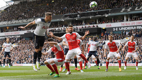 Arsenal vs Tottenham: Gà trống vắt vẻo trên đầu tháp pháo