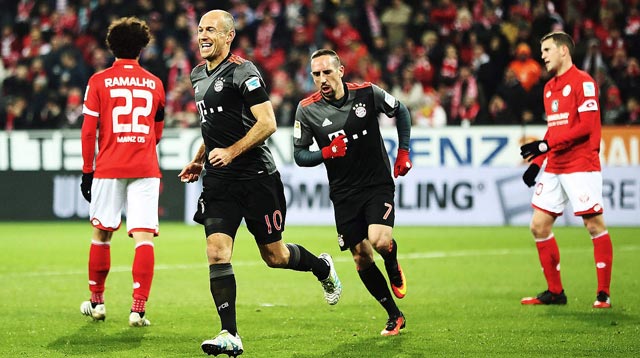 Robben và đồng đội sẽ dễ dàng vùi dập Augsburg