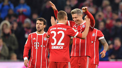Bayern hơn đội nhì bảng 6 điểm: Bundesliga dưới chân Hùm