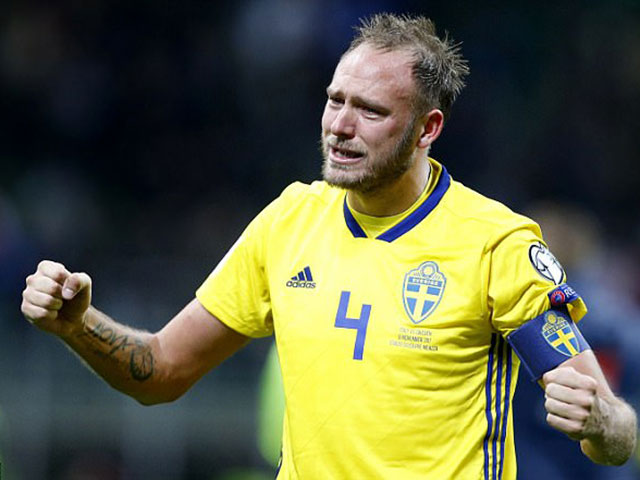 Andreas Granqvist nhận danh hiệu Cầu thủ Thụy Điển xuất sắc nhất năm