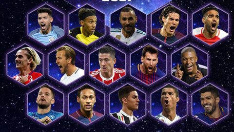 50 ứng cử viên cho đội hình tiêu biểu năm 2017 của UEFA: Real áp đảo