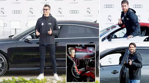 Hậu trường sân cỏ 25/11: Dàn sao Real nhận xế hộp Audi