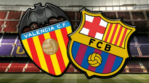 Tường thuật Valencia 1-1 Barca
