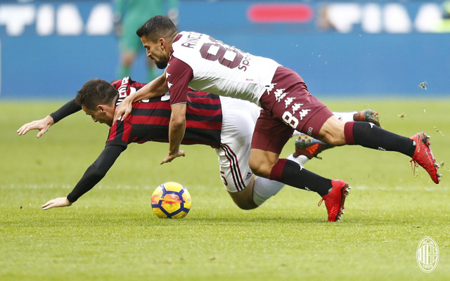 Milan bị Torino cầm hòa trên sân San Siro