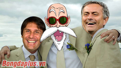 Ảnh chế: Thần rùa song hành cùng Mourinho, Conte