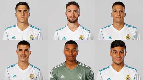 Zidane gọi 6 sao trẻ lên đội một Real
