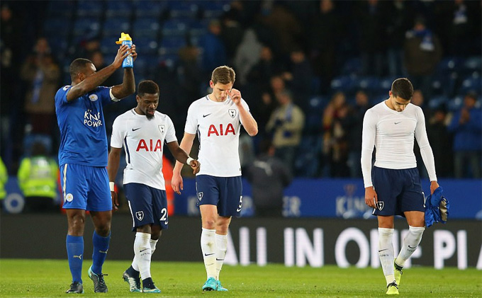 Tottenham đã thua 4 trận tại giải Ngoại hạng Anh 2017/18
