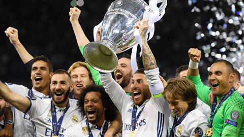 Các cầu thủ Real nhận 1 triệu euro tiền thưởng trong năm 2017