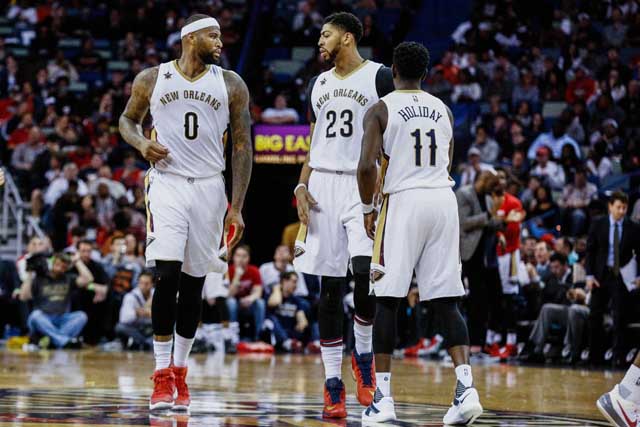 New Orleans Pelicans: Các cầu thủ từ vị trí thứ 25 đến thứ 10 trong đội bóng rổ này nhận mức lương trung bình 6,6 triệu euro/năm