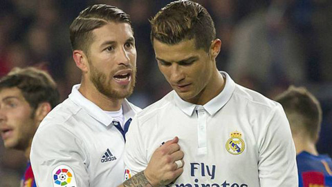 Ramos xác nhận đôi lúc có bất đồng với Ronaldo