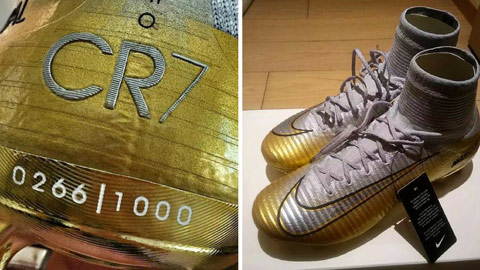 Nike làm sẵn giày kỷ niệm Quả bóng vàng thứ 5 của Ronaldo