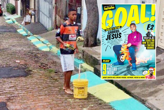 Jesus tiết lộ về đốt pháo hòm thư nhà hàng xóm trên tạp chí GOAL!