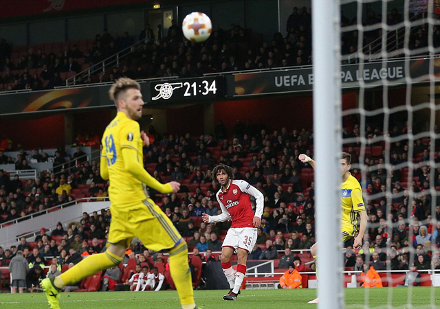Elneny ấn định tỷ số 6-0 cho Arsenal