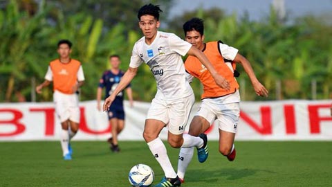 Giải U21 quốc tế 2017: Thái Lan dự giải với dàn cầu thủ Thai League