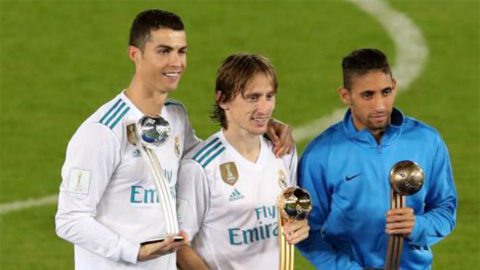 Modric giành giải Cầu thủ hay nhất FIFA Club World Cup