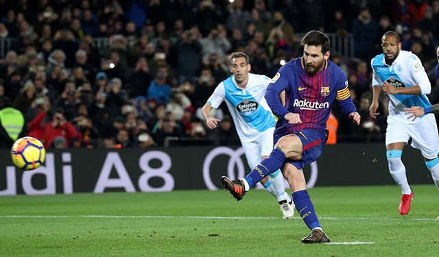 Messi bỏ lỡ cơ hội trên chấm penalty