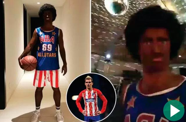 Griezmann đã phải xin lỗi vì hình ảnh gây hiểu nhầm này 